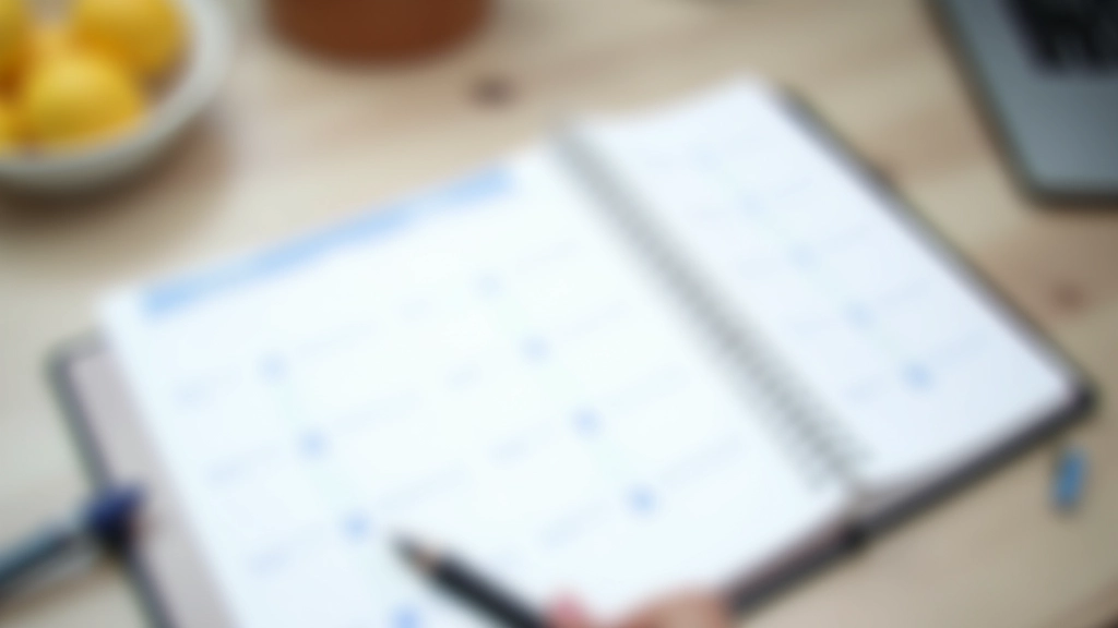 Monthly planner with milestone checkmarks and progress tracking